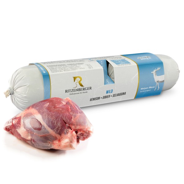 Ritzenberger Puppy Wild met groente 2 x 400 gram