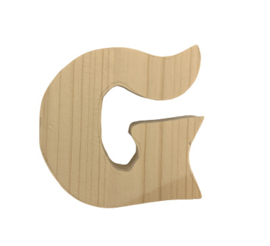 Houten letter G