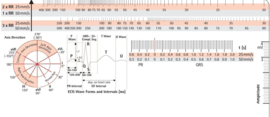 ECG liniaal 20 cm