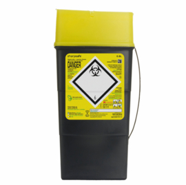 Sharpsafe naaldcontainer 0,6 liter (100 stuks)