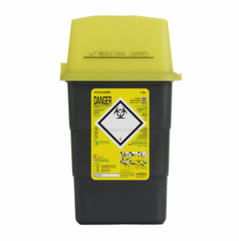 Sharpsafe naaldcontainer 1,8 liter (75 stuks)