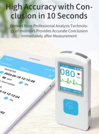 Draagbare ECG Monitor Contec PM10 met bluetooth en software
