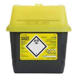 Sharpsafe naaldcontainer 3 liter (50 stuks)