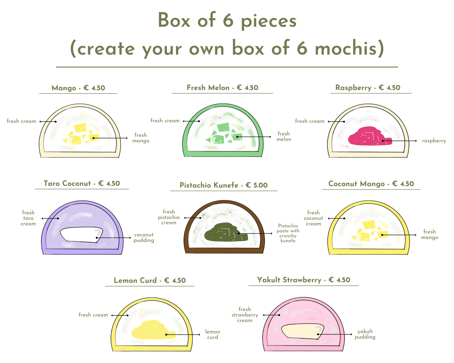 Box of 6 pieces