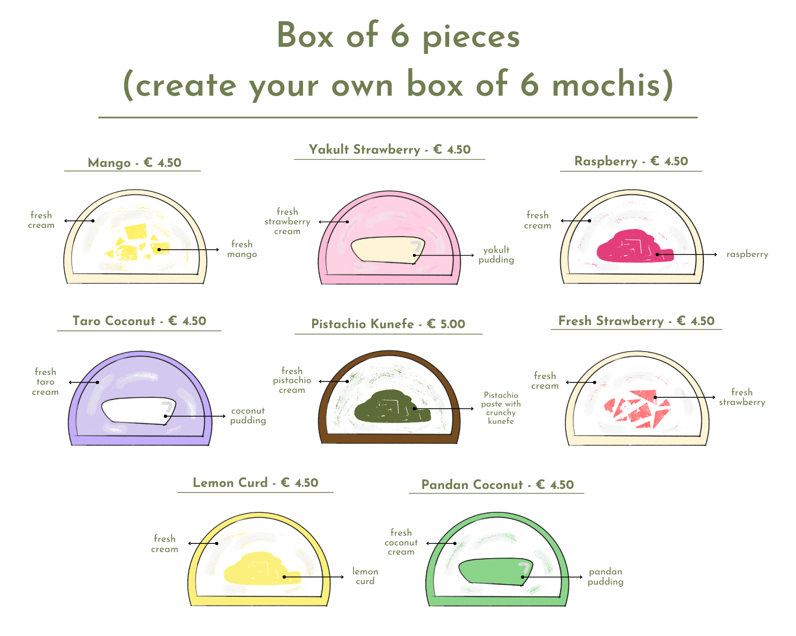 Box of 6 pieces