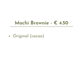 Mochi Brownie (Original - cacao)