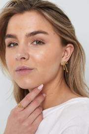 Earrings Messy Bow gold