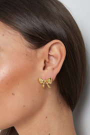 Earrings Cute Bow gold