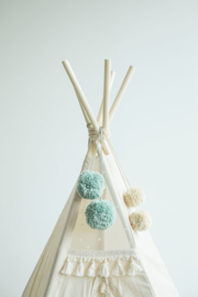 Light Mint Tipi Pom Pom