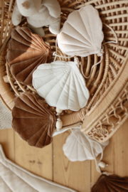 Slinger Velvet Schelp "Velvet Beige Pearl"
