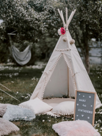 Tipi Tent Beige - Pom Pom