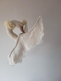 Linen & Lace swan, Beige