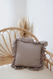 Kussenhoes Frills-Grey