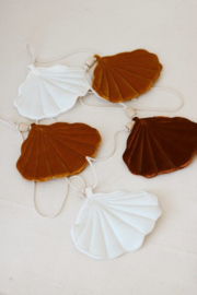 Slinger Velvet Schelp "Velvet Gold Pearl"