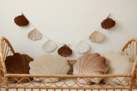 Slinger Velvet Schelp "Velvet Beige Pearl"