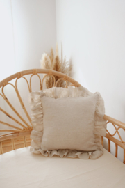Kussenhoes Frills-Beige
