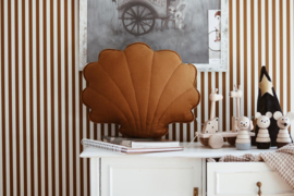 Sierkussen schelp, Caramel-MoiMili
