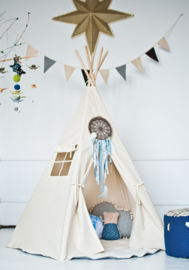 Tipi Tent 'Classic' Beige-Natural'