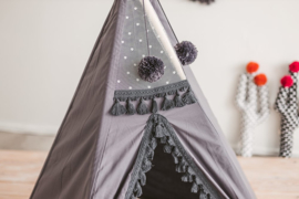 Boho Tipi Grey - Tassel