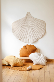 Ginkgo leaf quilted mat "Cream"