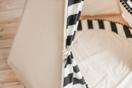 Monochrome Tipi Tent - Black & White