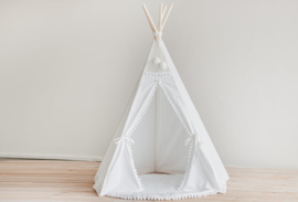 Tipi Tent White - Pom Pom