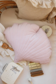 Ginkgo leaf pillow "Powder pink"