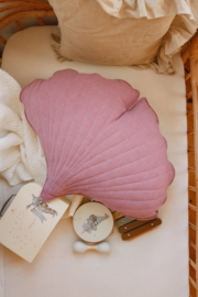 Ginkgo leaf pillow "Dirty pink"