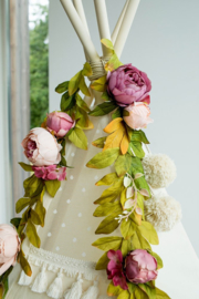 XL Peonies Floral Garland