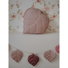 Sierkussen Leaf, Powder Pink-MoiMili