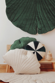 Ginkgo leaf quilted mat "Green"