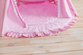 Speel/tipi Mat Pink - Ruffled