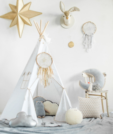 Tipi Tent 'Classic' Gold Dots