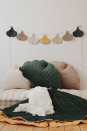 Ginkgo leaf pillow "Green"