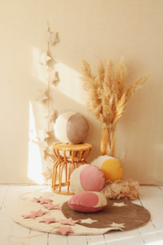 Velvet sierkussen , 'Dreamy Half Moon' -Beige -MoiMili