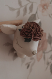Hert -Light beige – Flowers