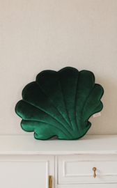 Velvet sierkussen schelp, Emerald pearl ' -MoiMili