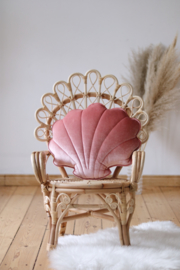 Velvet sierkussen schelp, 'Marsala Pearl' -MoiMili
