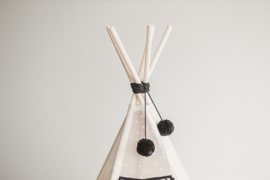 Monochrome Tipi Tent - Black & White