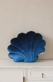 Velvet sierkussen schelp, Saphire pearl' -MoiMili