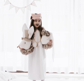 Rabbit Beige Hat