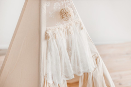 Boho Style Teepee Tent - Curtains