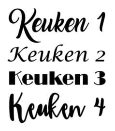 DEURSTICKER | Keuken