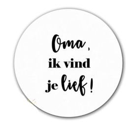 WOONCIRKEL | Oma, ik vind je lief
