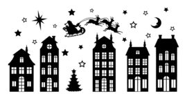 RAAMSTICKER | Winter tafereel
