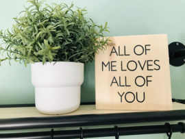 HOUTEN VIERKANT | All of me loves...