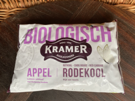 NIEUW Bio rode kool met appel 500 gr. Koeling