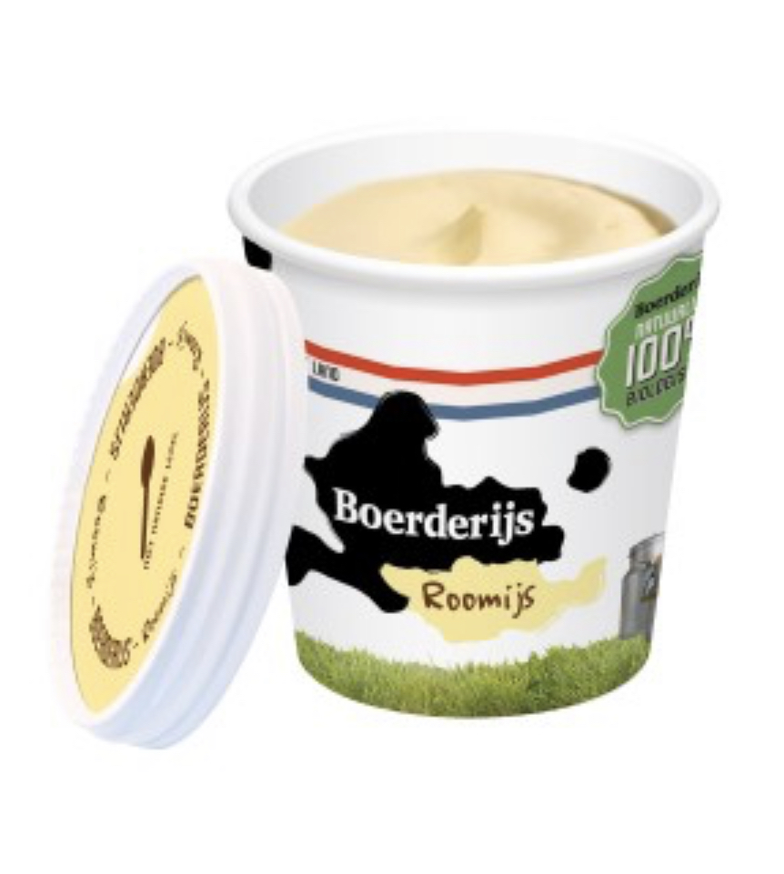 Bio Roomijs vanille  120 ml