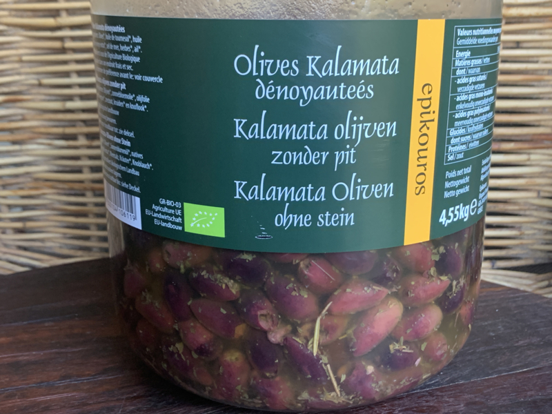 Bio Kalamata OLIJVEN in olijfolie en kruiden