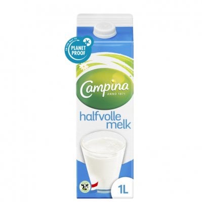 Halfvolle melk Campina 1 liter